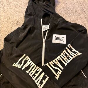 Everlast Black Zip-Up Hoodie